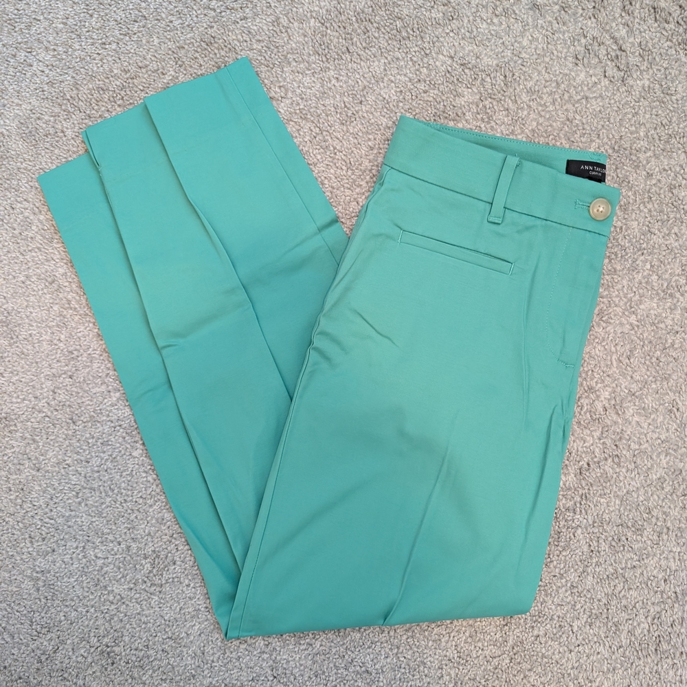 Ann Taylor Teal Ankle Pants - Picture 8 of 12